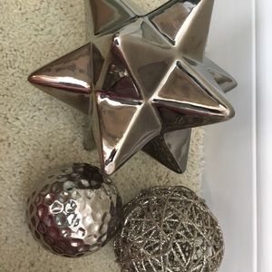 Silver Home Decor for Shelves Etc!